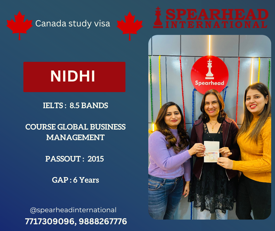 Nidhi - Canada Study visa